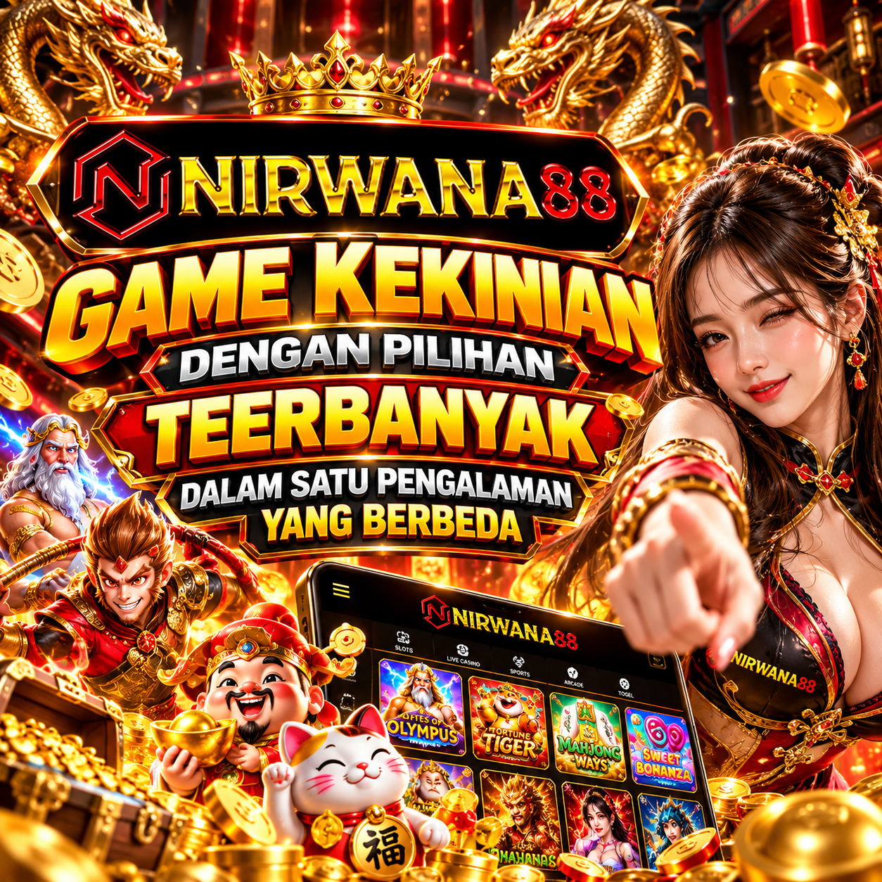 NIRWANA88 : Game Kekinian Dengan Pilihan Teerbanyak Dalam Satu Pengalaman Yang Berbeda